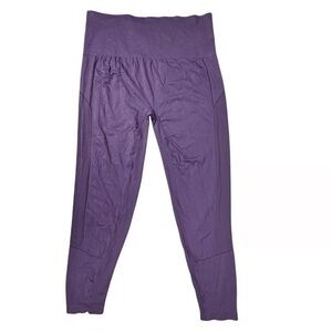 Under Control Women's Plus 3XL Purple High-Waisted Seamless Leggings Activewear